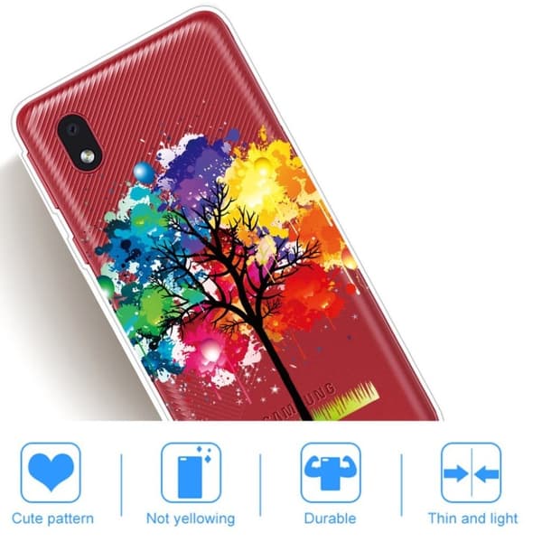 Deco Samsung Galaxy A01 Core skal - Färgat Träd multifärg