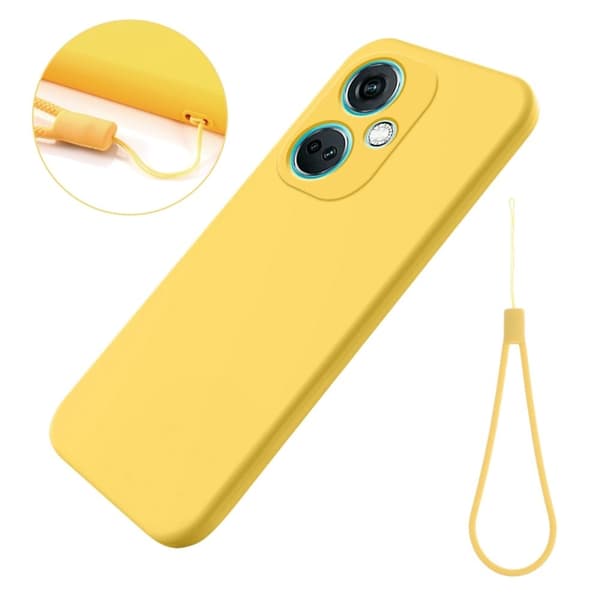 Matte Liquid silikone cover til OnePlus Nord CE 3 - Gul Yellow