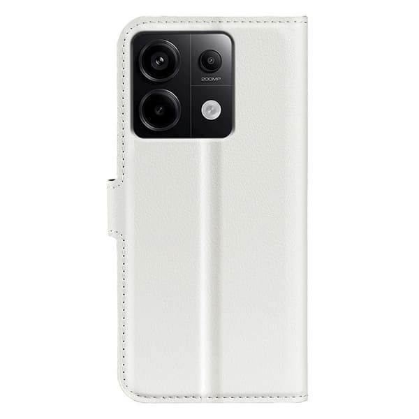 Classic Xiaomi Redmi Note 13 Pro 5G  Läppäkotelo - Valkoinen White