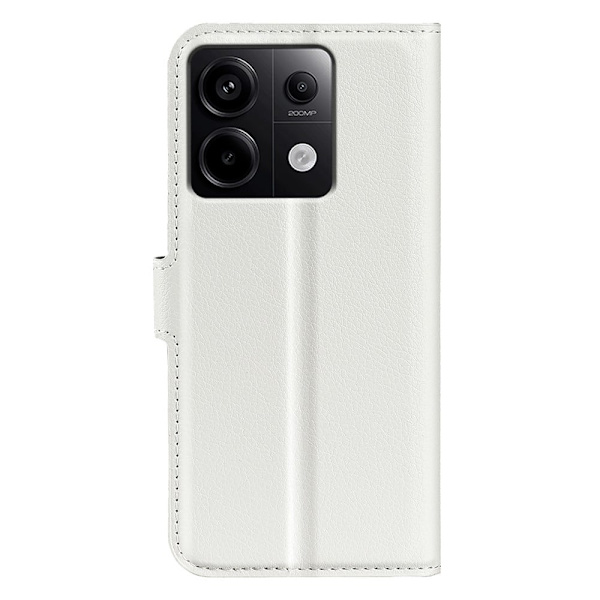Klassisk Xiaomi Redmi Note 13 Pro 5G  Flip Etui - Hvid White