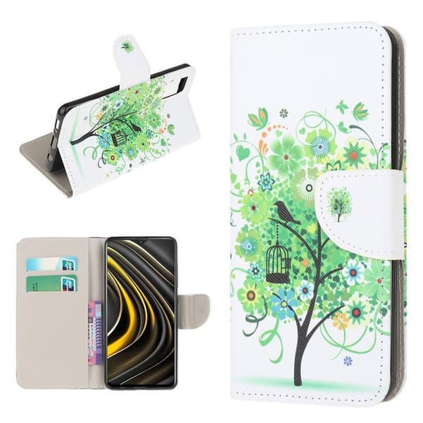 Wonderland Xiaomi Poco M3 Flippetui - Grønt Tre Green