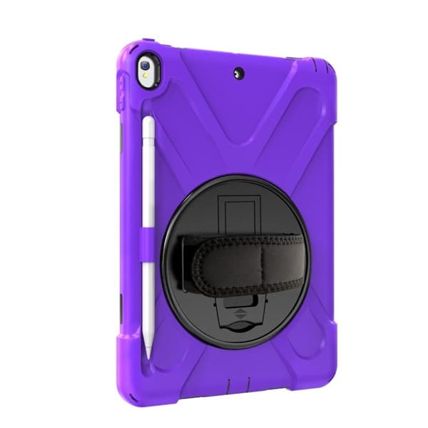 iPad Air (2019) X-formet dreje etui - Lilla Purple