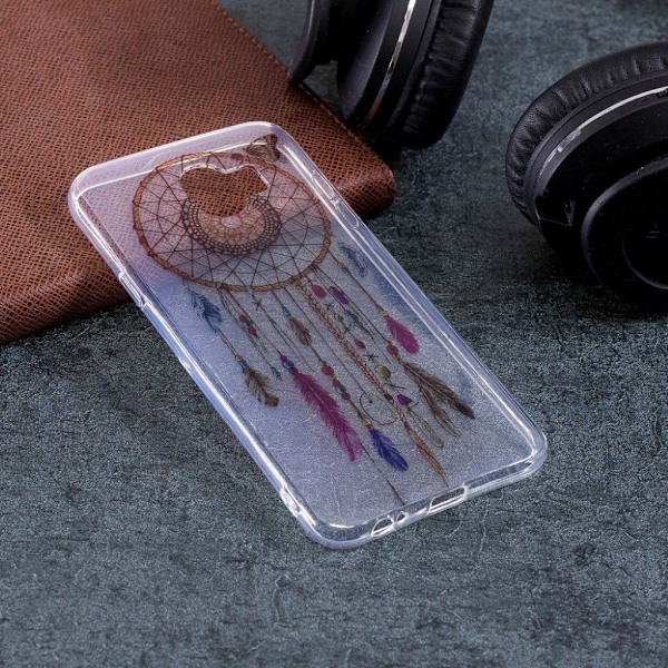 Samsung Galaxy J4 (2018) trykt mønster tyndt etui - Drømmefanger Multicolor