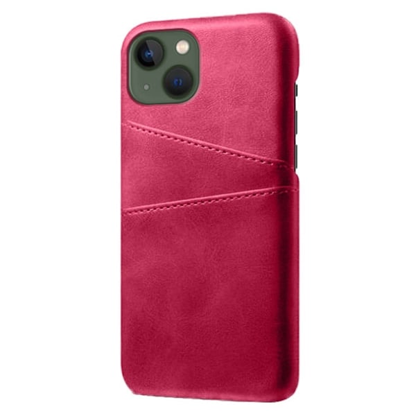 Dual Card iPhone 14 cover - Lyserød Pink