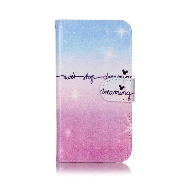 Moberg LG X Screen Läderfodral - Never Stop Dreaming multifärg
