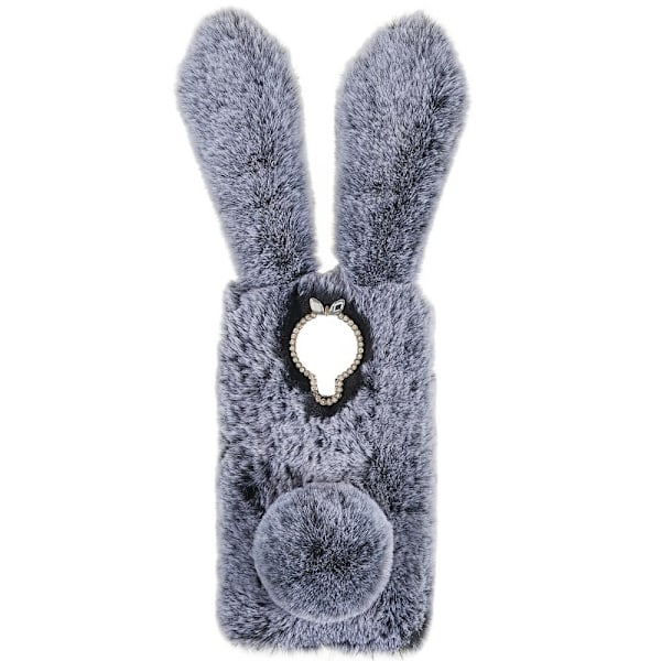 Fluffy Rabbit Nokia G20 / Nokia G10 Cover - Sølv/Grå Silver grey