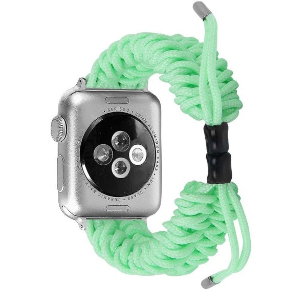 Apple Watch Series 6 / 5 44mm punottu kellonauha - Vihreä Green