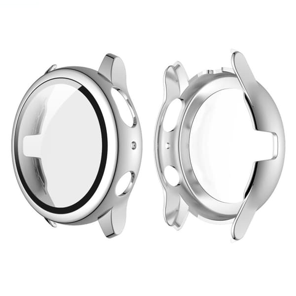 ENKAY HAT PRINCE galvanisering ram för Samsung Galaxy Watch Active 2 - 44mm - silver Silvergrå