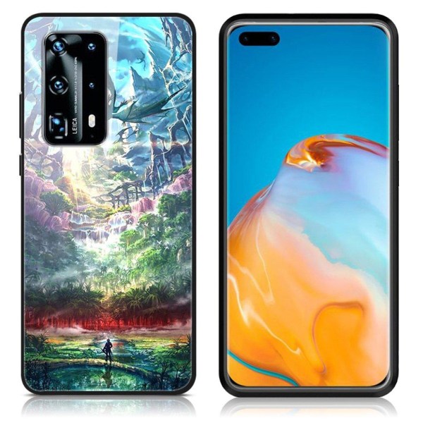 Fantasy Huawei P40 Pro cover - Person ved Flod Multicolor