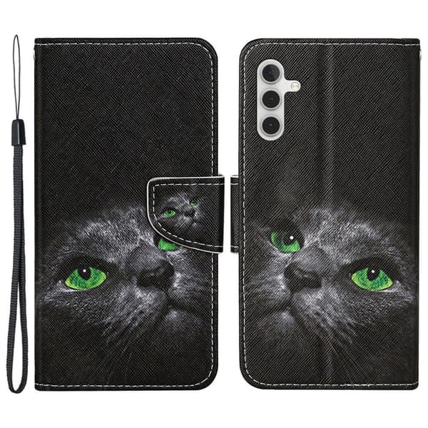 Wonderland Samsung Galaxy A25 fodral -Katt Svart