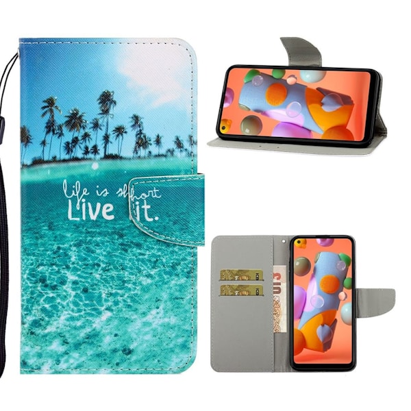 Wonderland Samsung Galaxy A21 fodral -Blå Blå
