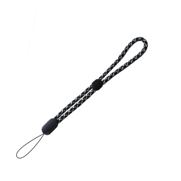 Simple phone wrist strap - Black / White Svart