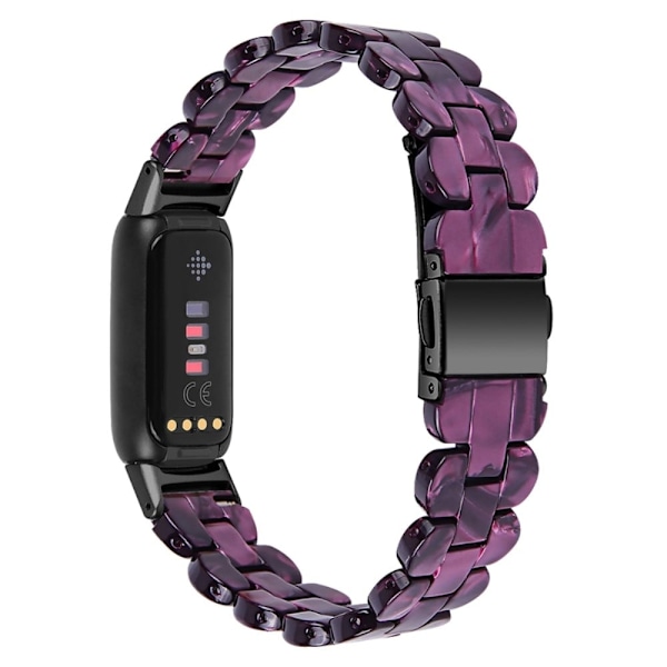 Fitbit Luxe klockarmband i resin - Lila Lila