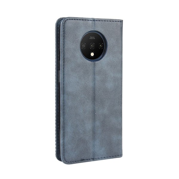 Bofink Vintage läder OnePlus 7T fodral - Blå Blå
