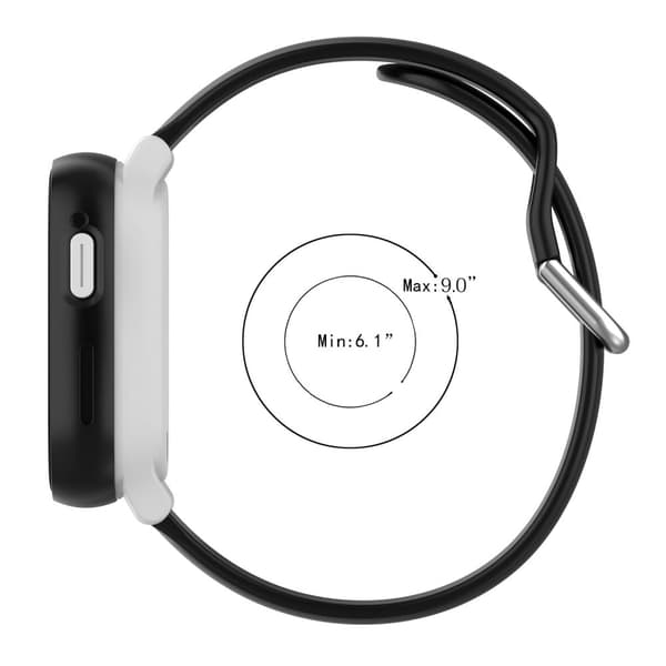 Xplora X6 Play klockarmband 20 mm silikon sportarmband - Grå Silvergrå