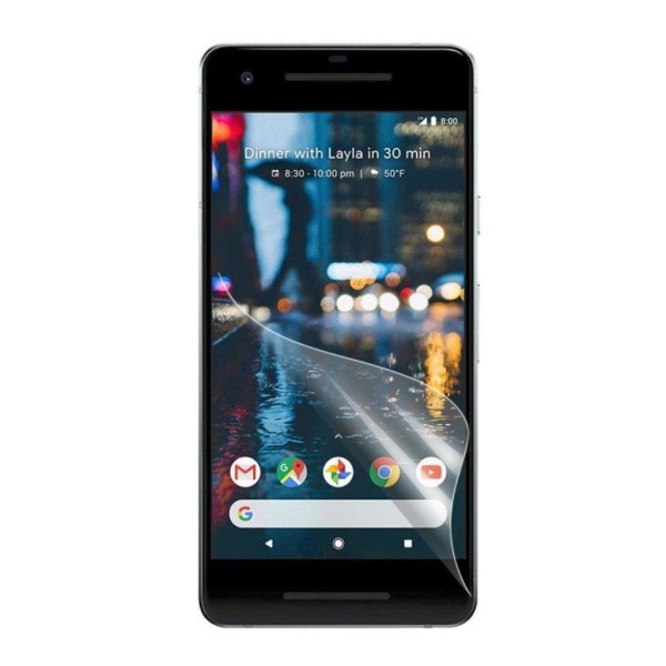 Google Pixel 2 Kirkas LCD Näytön Suojakalvo - Transparentti Transparent