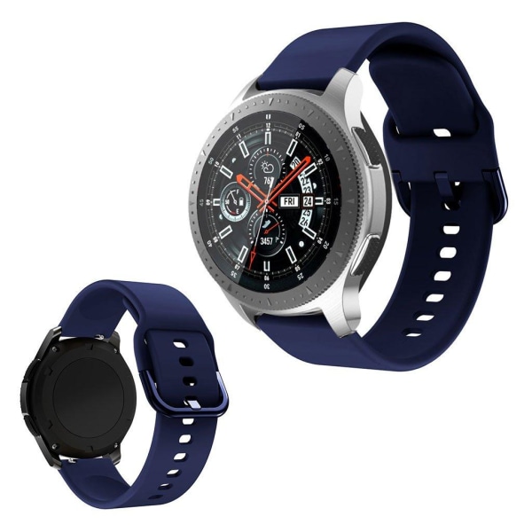 Samsung Galaxy Watch (46mm) silicone watch band - Navy Blue Blue