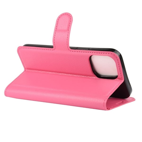 Classic iPhone 12 Pro / iPhone 12 flip etui - Rose Pink
