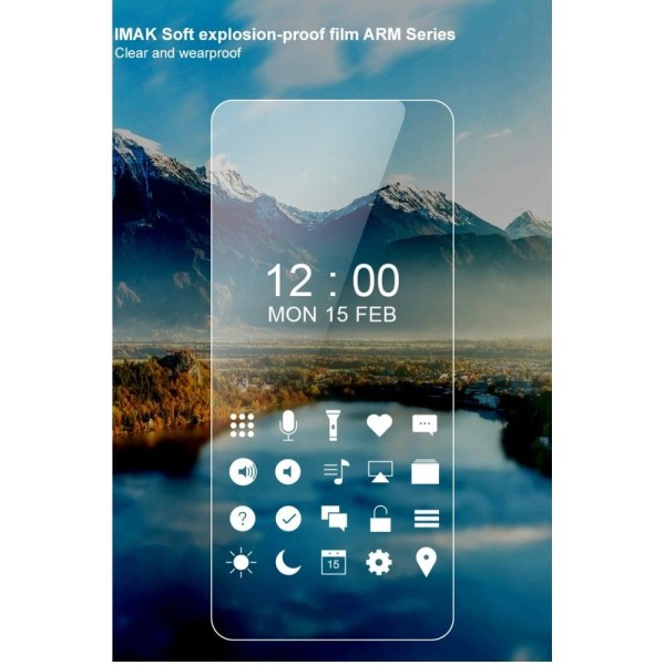 IMAK ARM ultraklar skærmbeskyttelse til Nokia 5.4 Transparent