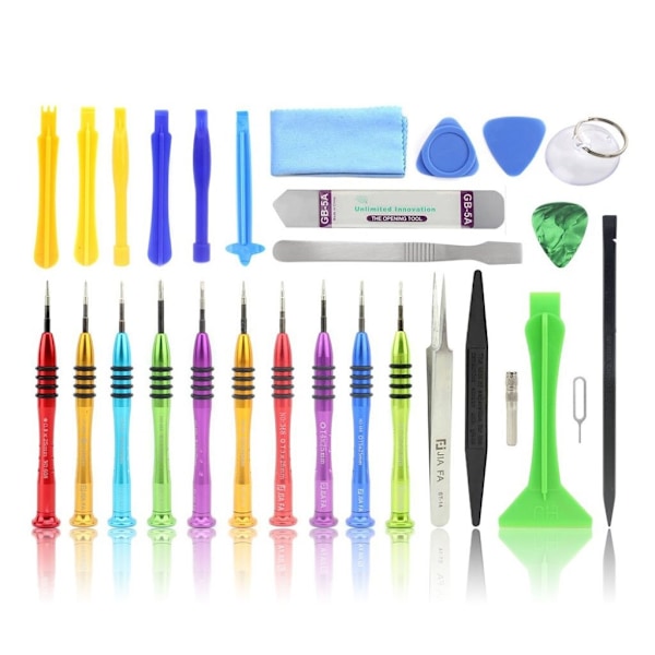 JF-8156 29-i-1 verktygs-kit reparera multifärg