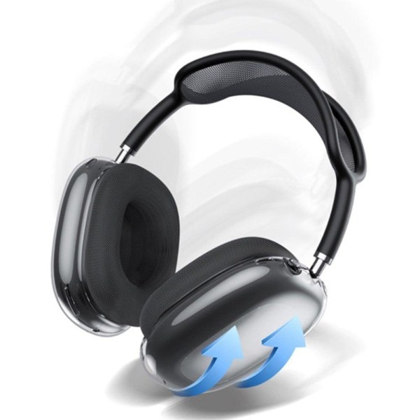 Airpods Max headphone protective case - Transparent Blue Blue