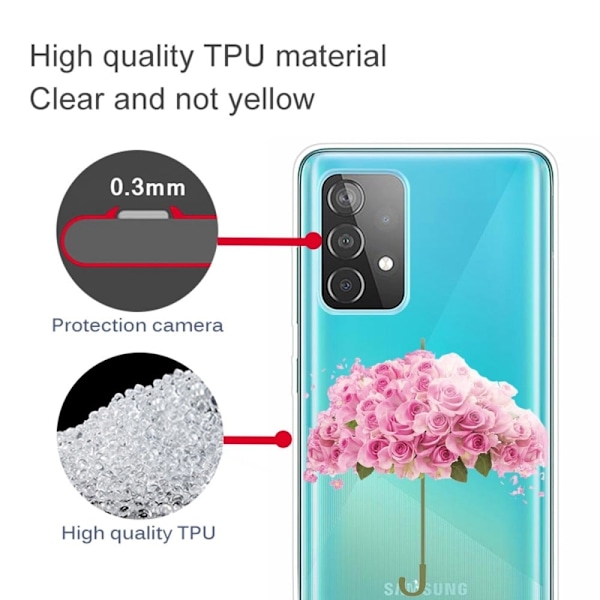 Deco Samsung Galaxy A23 cover - Lyserød Pink