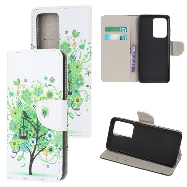 Wonderland Samsung Galaxy Note 20 Ultra kotelot - ?Vihreä Puu ja Multicolor