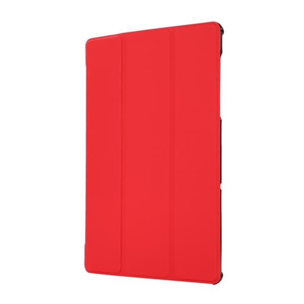 Lenovo Tab M10 HD Gen 2 tri-fold läderfodral - Röd Röd