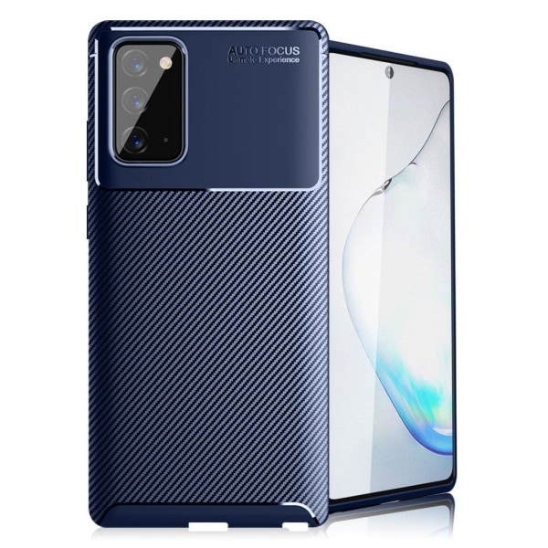 Carbon Shield Samsung Galaxy Note 20 Cover - Blå Blue