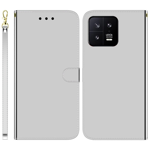 Mirror Xiaomi 13 Flippetui - Sølv Silver grey