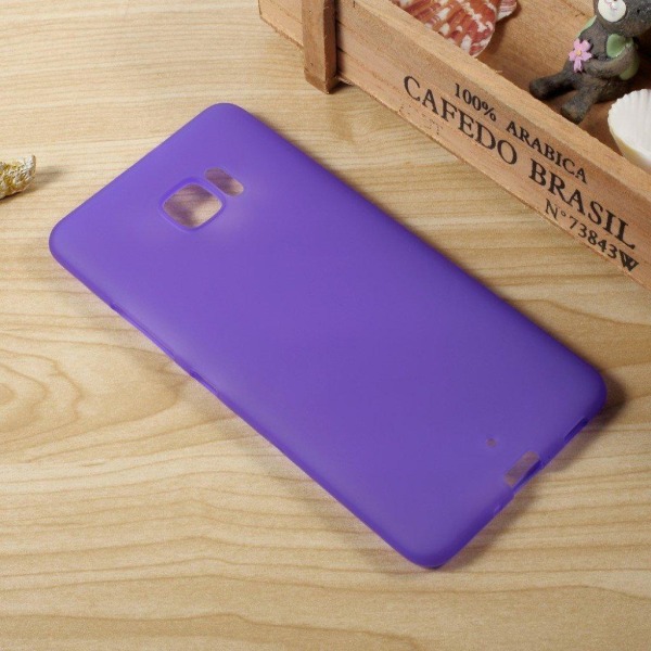 HTC U Ultra stilrent og holdbart silikonecover - Lilla Purple