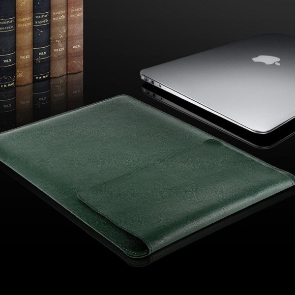 dyd kandidatgrad Stolpe MacBook Pro 15 Touchbar beskyttelsetaske i læder med etui til mu Green c38d  | Green | Imitationsläder | Fyndiq