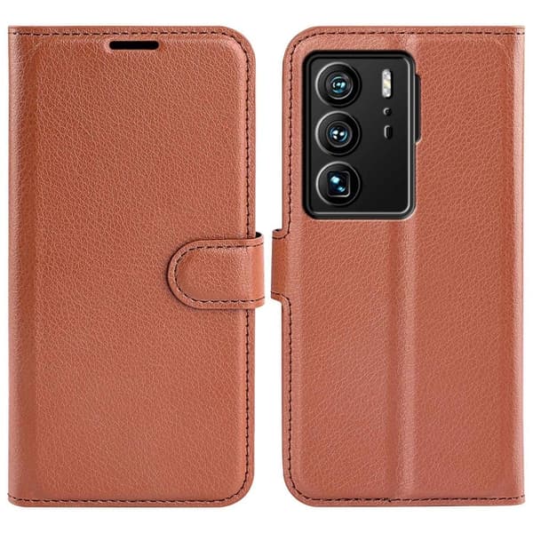 Classic ZTE Axon 40 Ultra Flippetui - Brun Brown