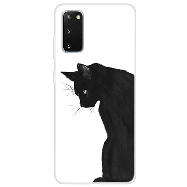 Deco Samsung Galaxy S20 skal - Katt Svart
