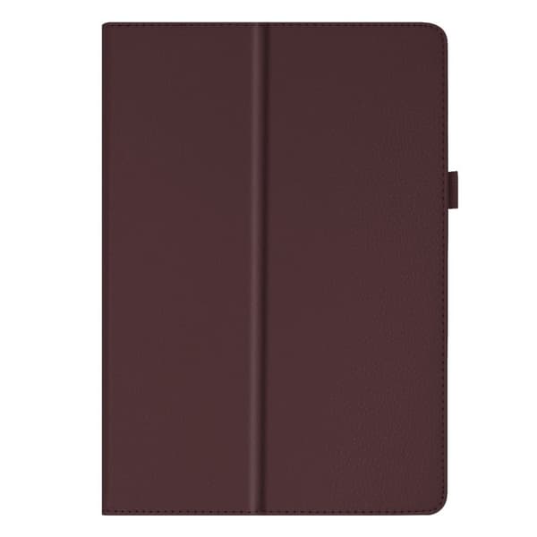 Lenovo Tab E10 Litchi Skinnetui - Mokka Brown