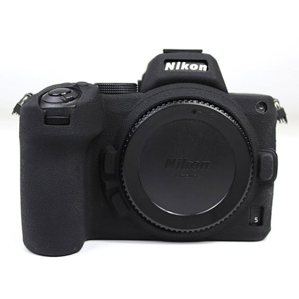 Nikon Z5 silikoneetui - Sort Black
