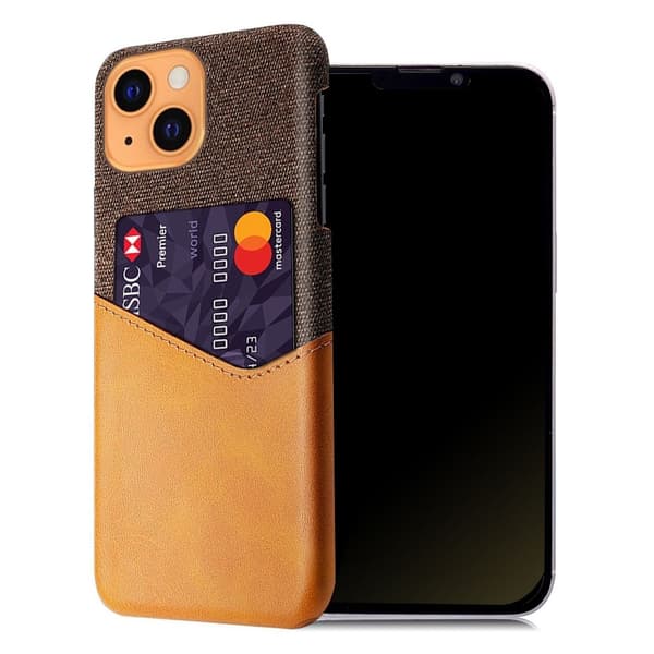 Bofink iPhone 13 Card Suojakuori - Ruskea Brown