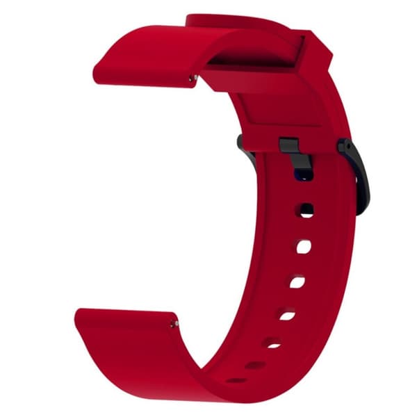 Amazfit Bip 20mm silikoninen kellonauha - Punainen Red