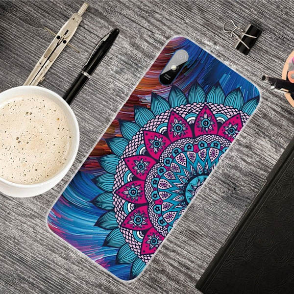 Deco Xiaomi Redmi 9A Etui - Mandala Multicolor