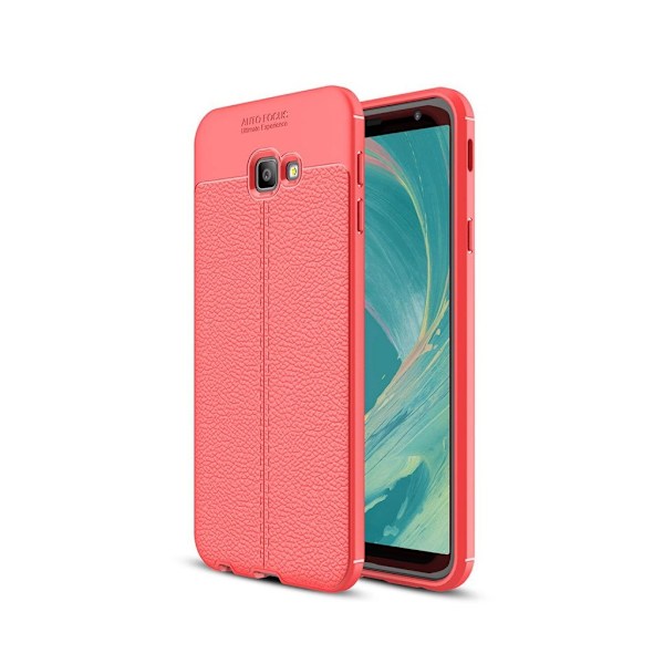 Samsung Galaxy J4 Plus (2018) liitsihedelmä jyvä pintainen pehmeä silikooni muovinen suojakuori - Punainen Red