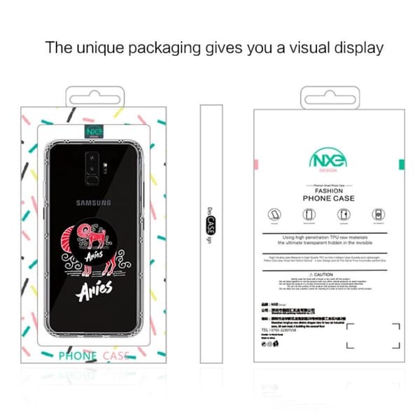 NXE Samsung Galaxy S9 Plus Deksel laget av  plastikk og silikon - Væren Multicolor