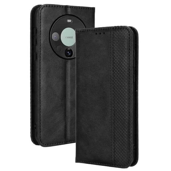 Bofink Vintage Huawei Mate 60 Pro Etui - Sort Black
