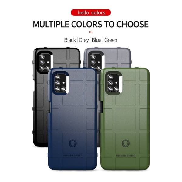 Rugged Shield Samsung Galaxy M51 skal - Grön Grön