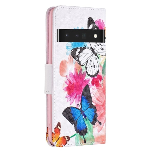 Wonderland Google Pixel 7 Pro flip kuoret - Kaksi Perhosta Multicolor