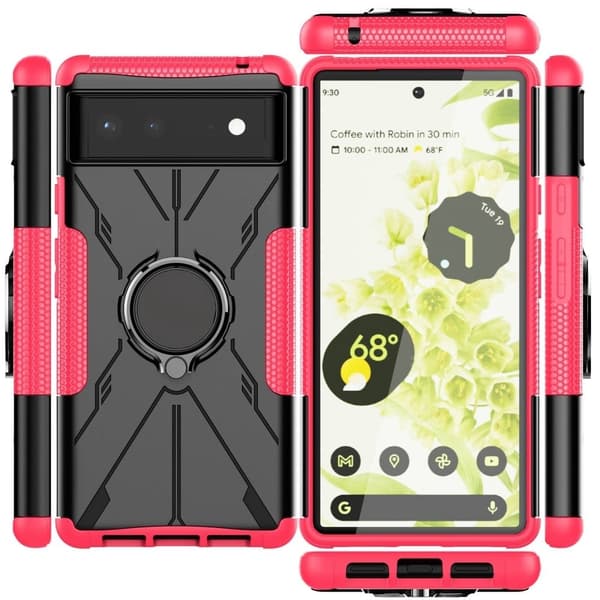 Magneettikannatin Google Pixel 6:lle - Ruusu Pink