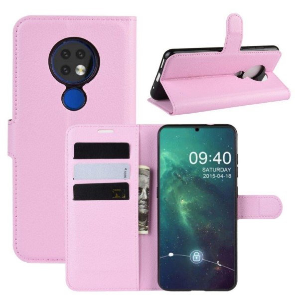 Classic Nokia 6.2 flip kuoret - Pinkki Pink