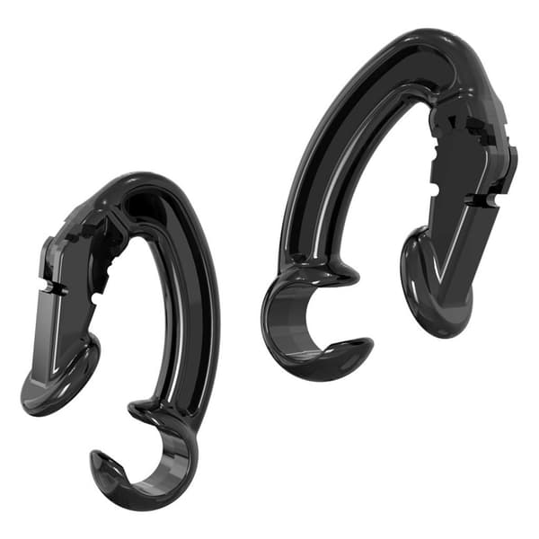 Airpods anti lost øretelefon clip - sort Black