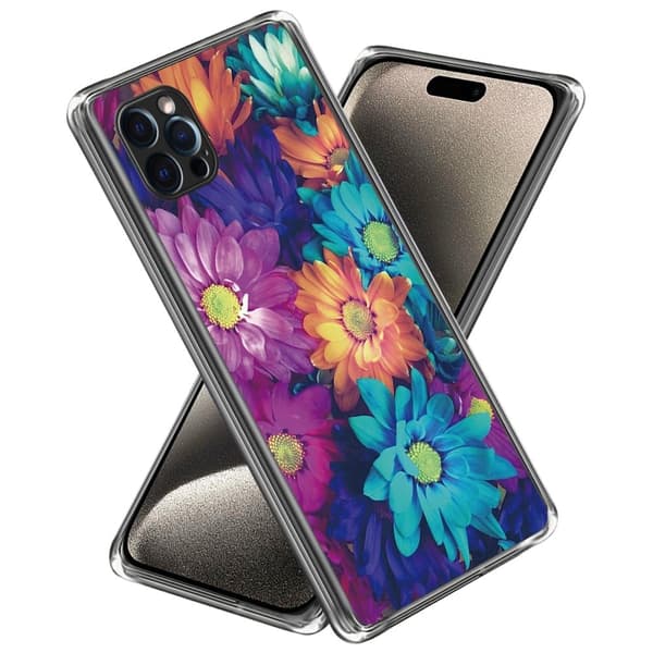 Deco iPhone 16 Pro deksel - Krysantemum Multicolor