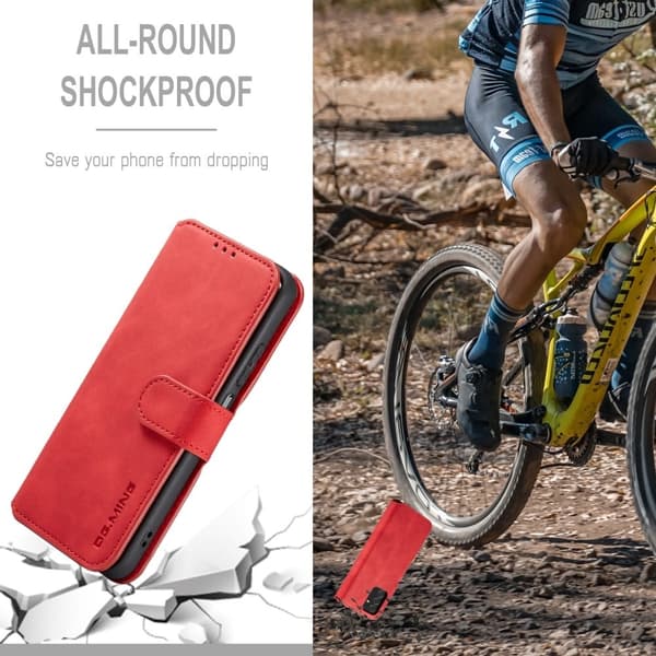 DG.Ming Samsung Galaxy A13 4G Retro Etui - Rød Red
