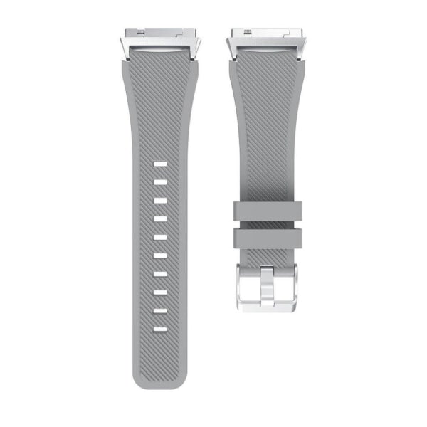 Fitbit Ionic Mjukt silikon klockband - Grå Silvergrå